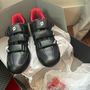 Peloton Black and Red Men's Sneakers